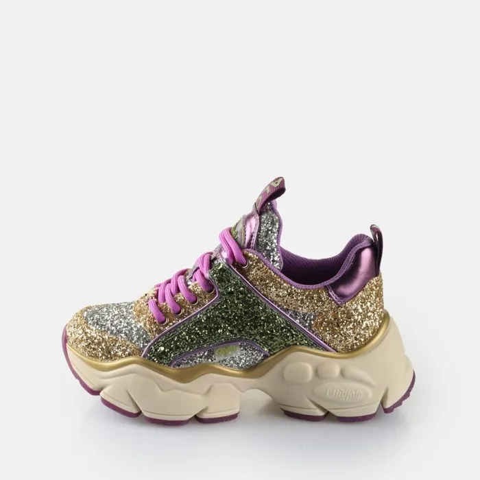 Shop Sneakers BUFFALO Binary Glam Candy Glitzer