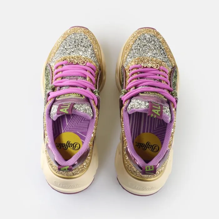 Shop Sneakers BUFFALO Binary Glam Candy Glitzer