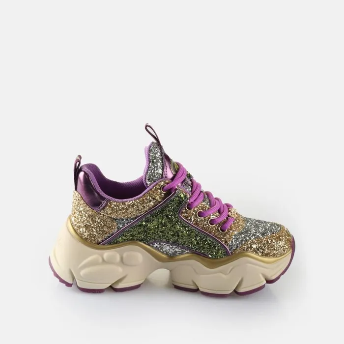 Shop Sneakers BUFFALO Binary Glam Candy Glitzer