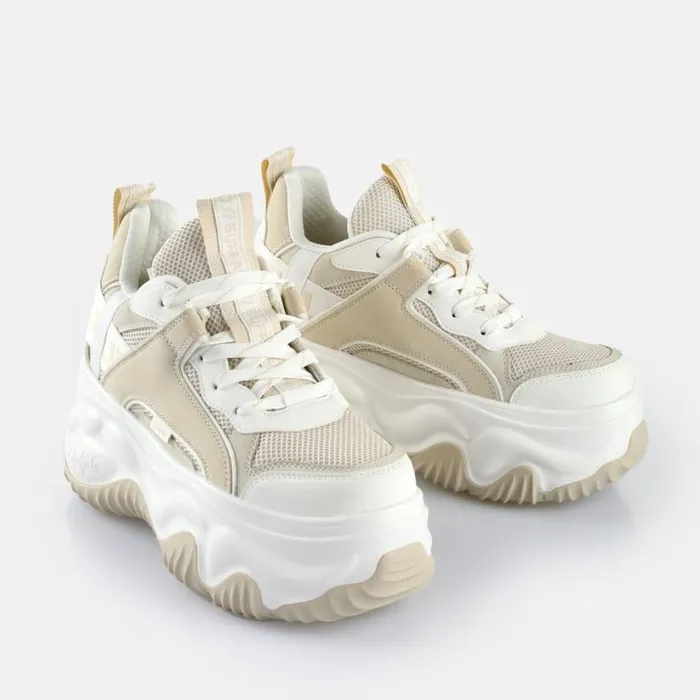 Shop Sneakers BUFFALO Blader Matcha White Beige