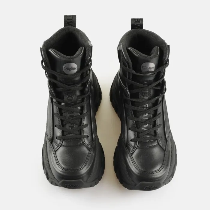 Shop Sneakers BUFFALO Lola Lace Up Mid Hike Black