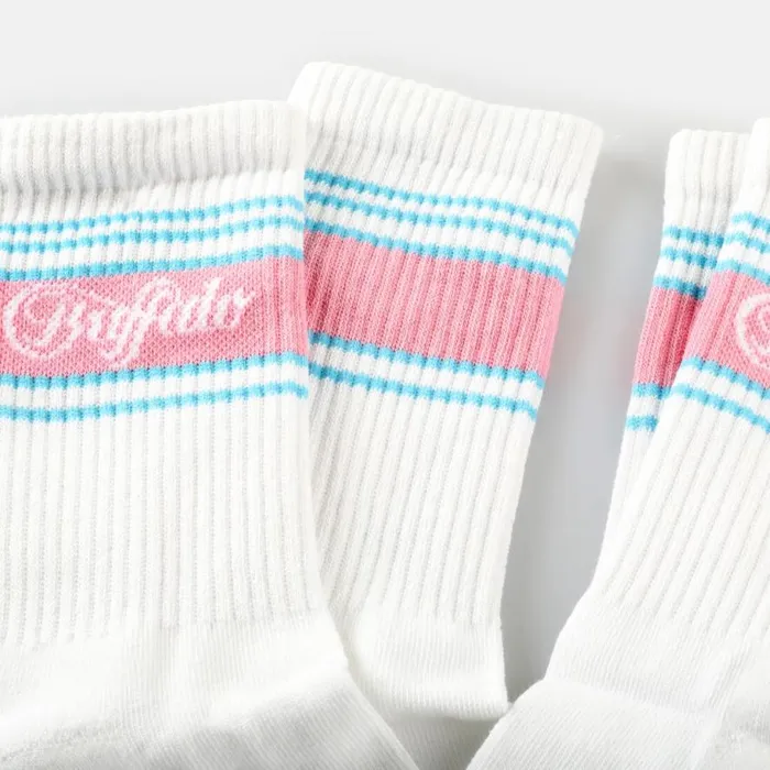 Shop Socks BUFFALO Tennis Stripes 2 Pack Whitemulticolor
