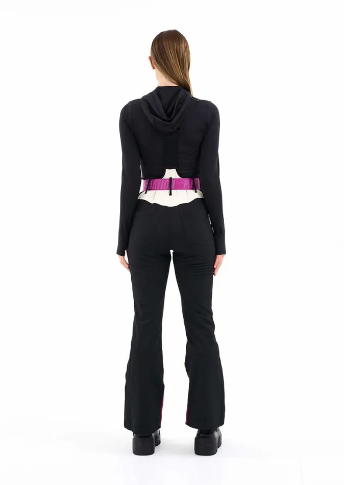 Shop ST MORTIZ BOILER SUIT IN PEARLED IVORY PE Nation Pants