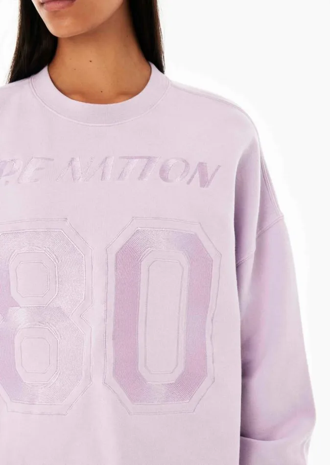 Shop UNDERCUT SWEAT IN FAIR ORCHID PE Nation Sweats