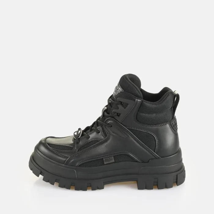 Shop Vegan Shoes BUFFALO Aspha Hyb Mid BS Black