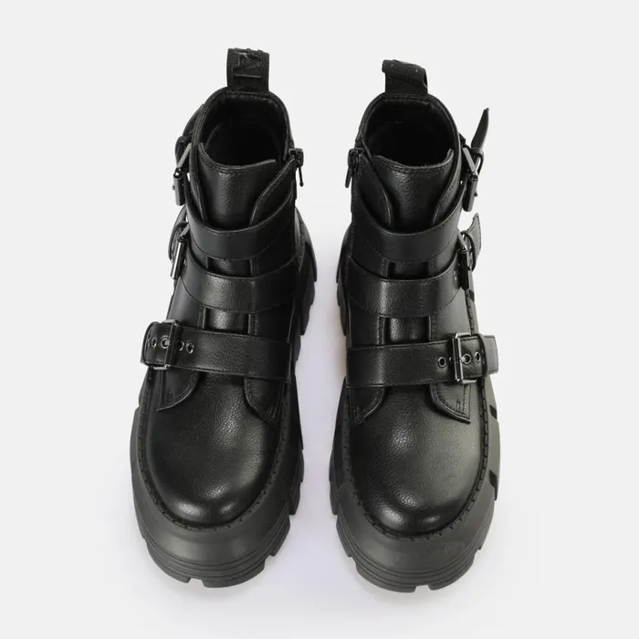Shop Vegan Shoes BUFFALO Ava Ankleboot Black