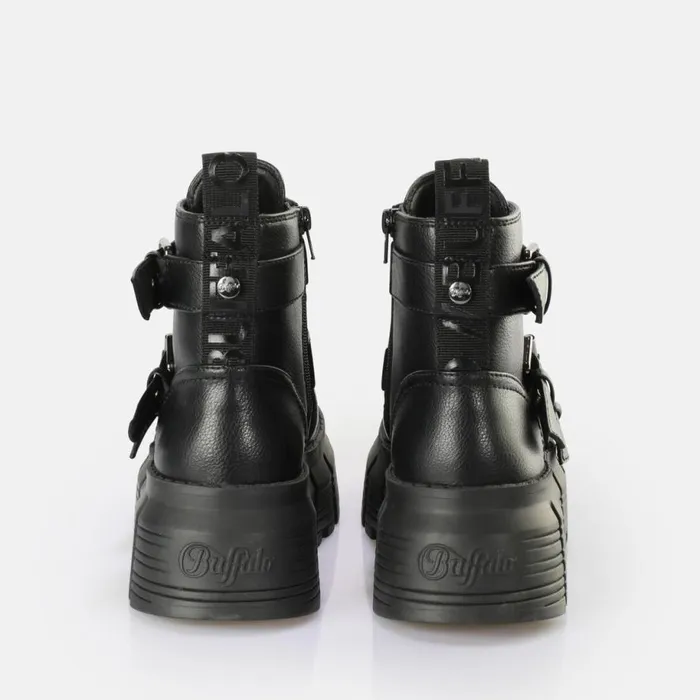 Shop Vegan Shoes BUFFALO Ava Ankleboot Black