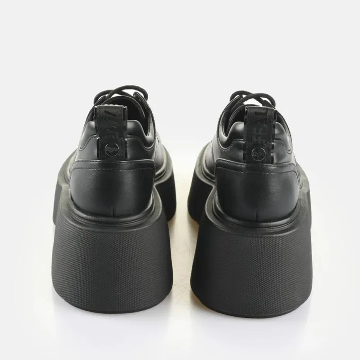 Shop Vegan Shoes BUFFALO Vicious Lace Up Lo Black