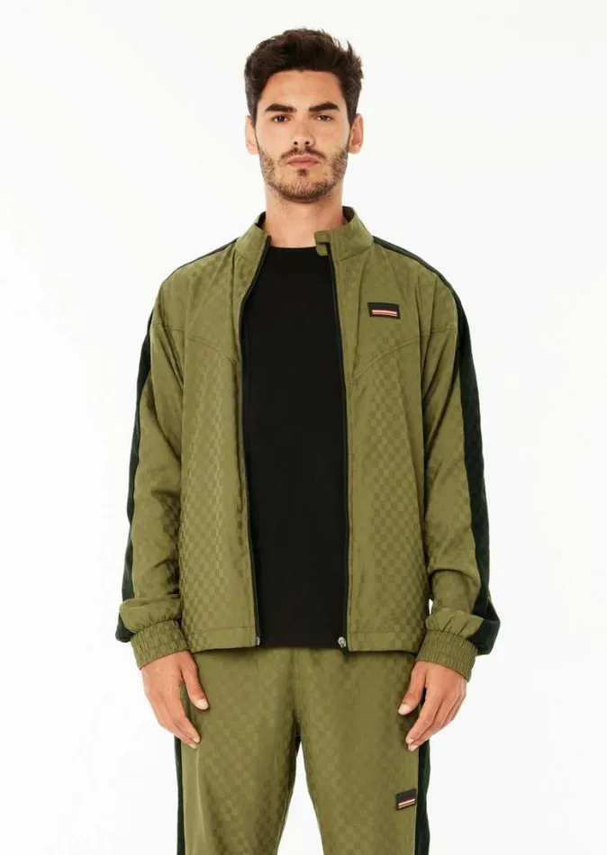 Shop WEST DIVISION JACKET IN KHAKI PE Nation Jackets