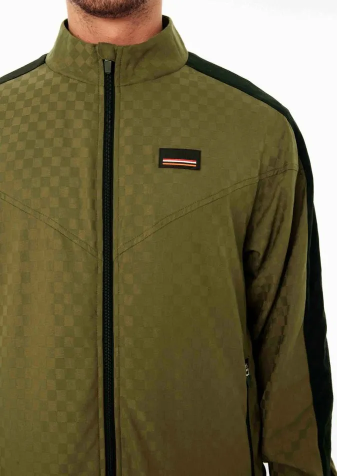 Shop WEST DIVISION JACKET IN KHAKI PE Nation Jackets