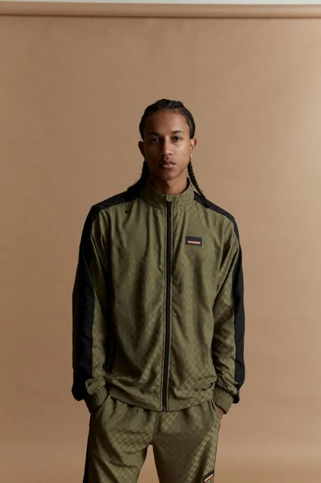 Shop WEST DIVISION JACKET IN KHAKI PE Nation Jackets