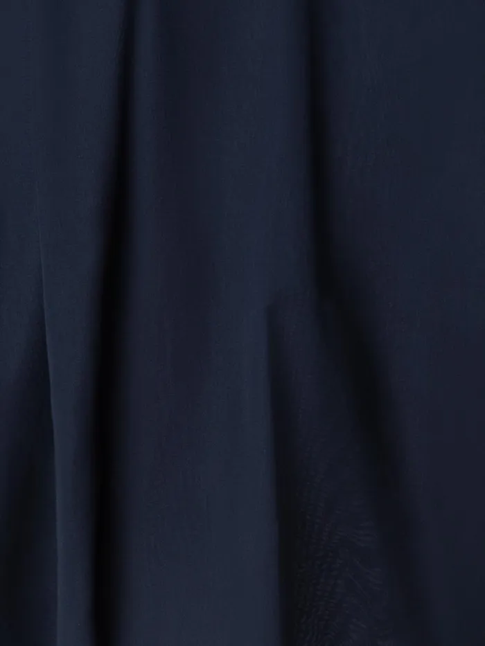 Short Cotton Voile Blouse With Wide Sleeves Black Women Akris Blouses