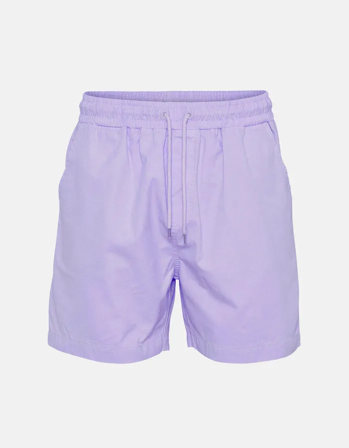 Shorts Men Organic Twill Shorts 8211 Soft Lavender Colorfulstandard