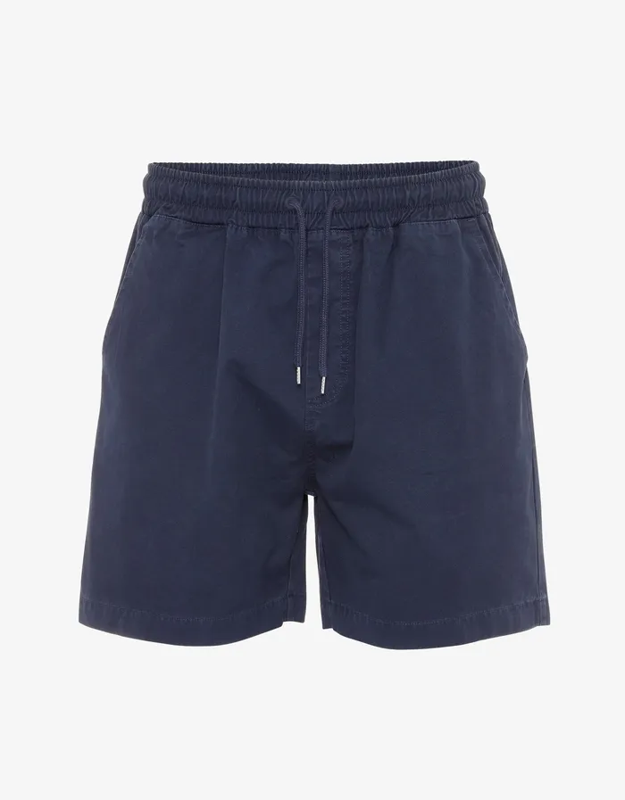Shorts Organic Twill Shorts 8211 Navy Blue 8211 Colorfulstandard Men