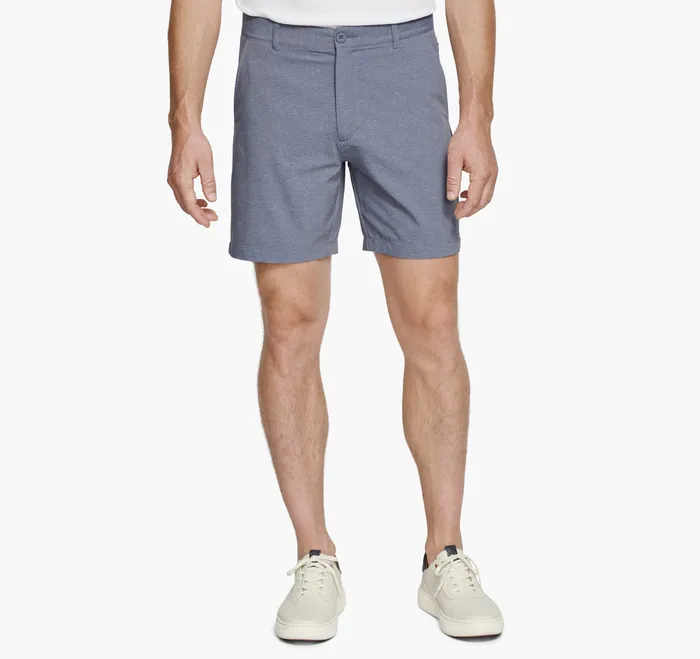 Shorts XC4 Performance FlatFront 78243 Shorts Blue Heather Johnston and Murphy Men