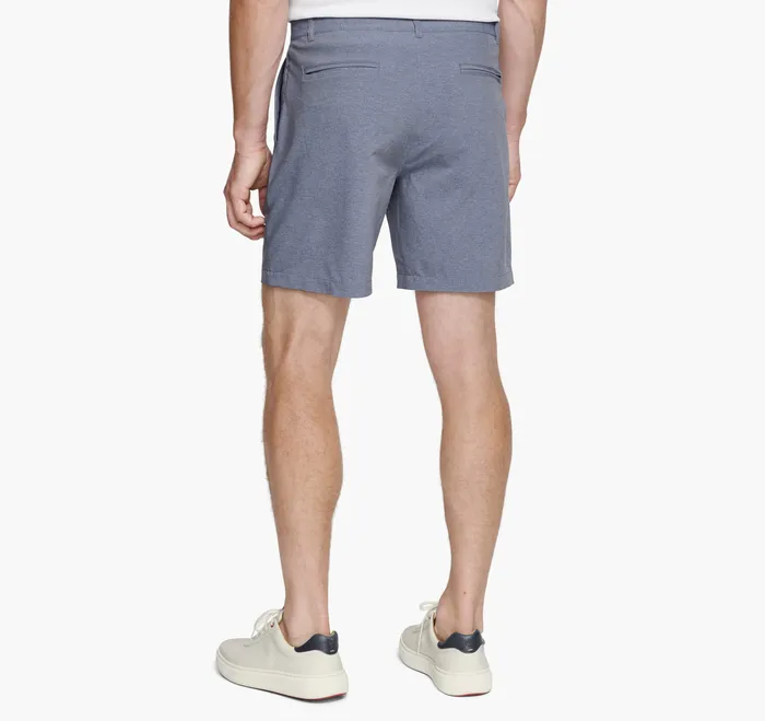 Shorts XC4 Performance FlatFront 78243 Shorts Blue Heather Johnston and Murphy Men