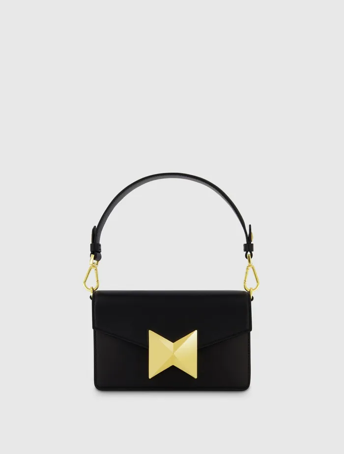 Shoulder Bags Classic Leather Shoulder Bag With Gold Hardware 8211 FINAL SALE Black 8211 Mac Duggal Women Shoulder Bags Classic Leather Shoulder Bag With Gold Hardware 8211 FINAL SALE Black 8211 Mac Duggal Women
