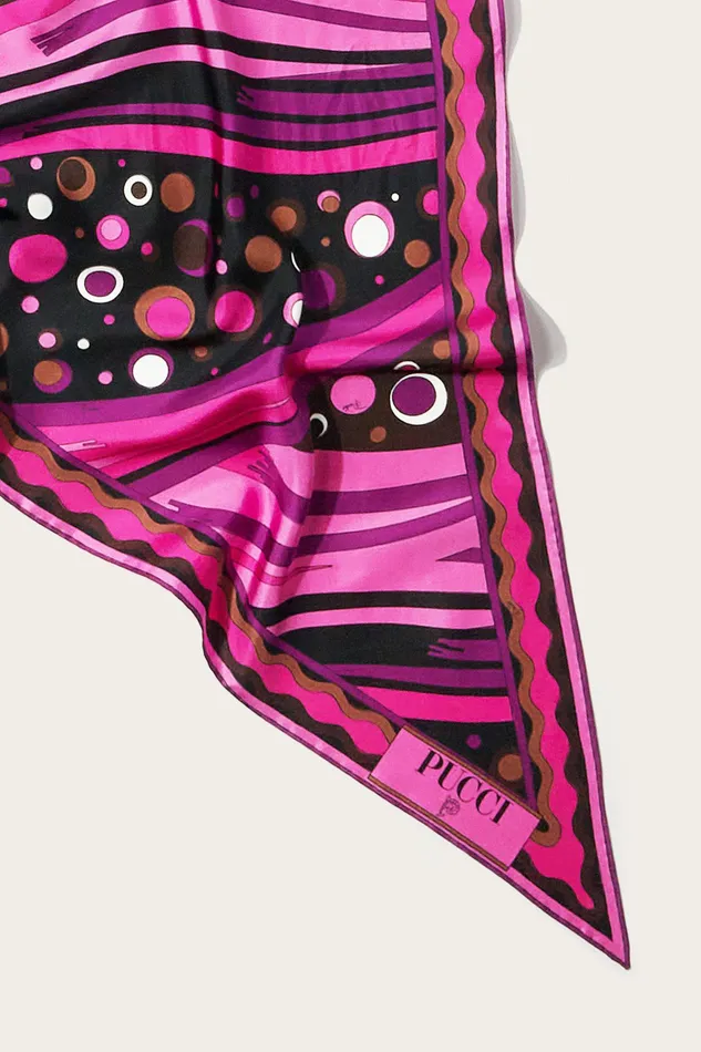 Silks Women PUCCI FontanePrint SilkTwill Scarf