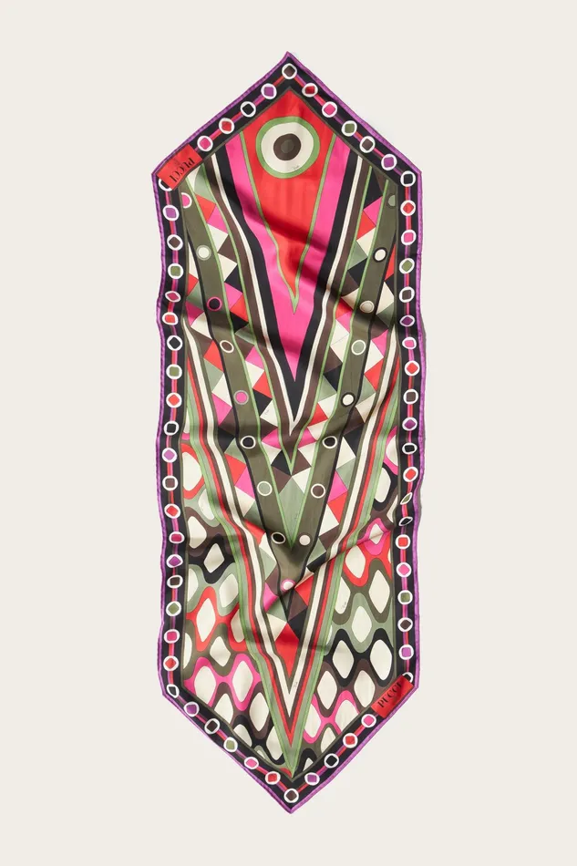 Silks Women PUCCI VivaraPrint SilkTwill Scarf