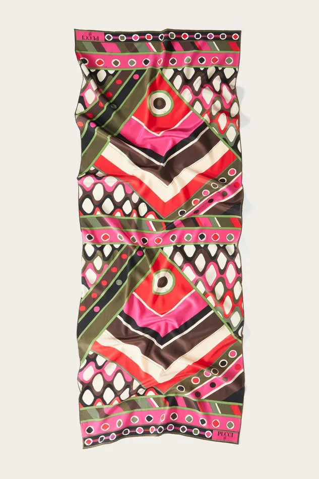 Silks Women PUCCI VivaraPrint SilkTwill Stole