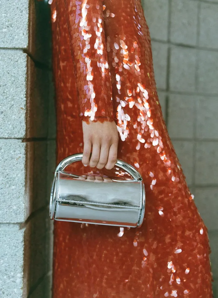 Simon Miller Bags Chrome Can Can Bag In Silver 8211 Women
