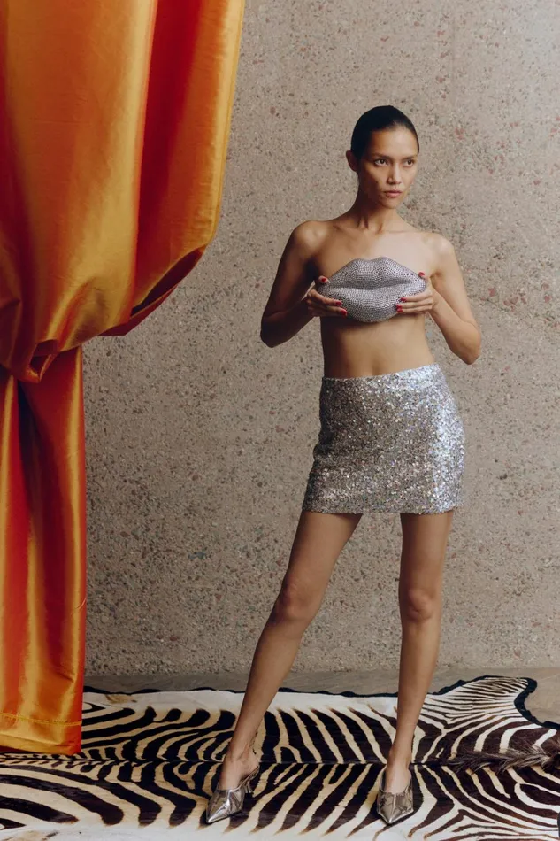 Simon Miller Bottoms Sequin Dizzy Skirt In Iridescent 8211 Women