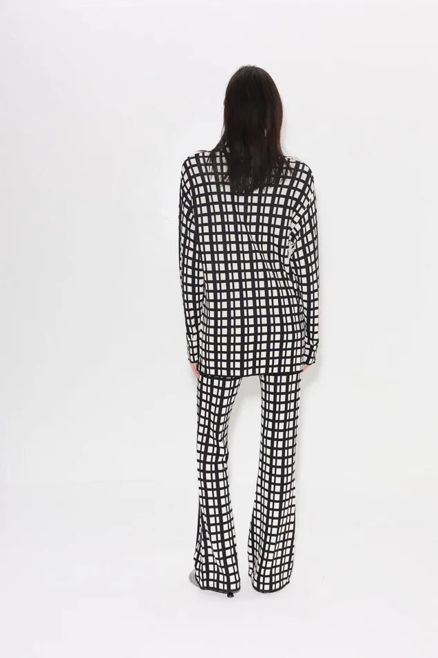 Simon Miller Knitwear Blaz Knit Jacket In Windowpane 8211 Women Simon Miller Knitwear Blaz Knit Jacket In Windowpane 8211 Women