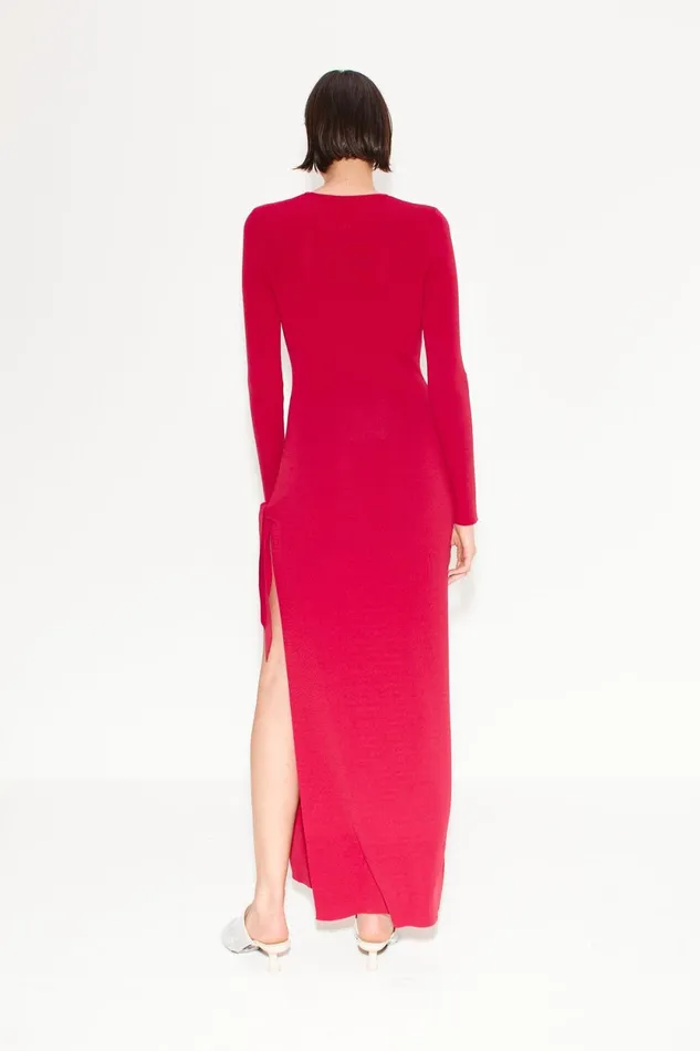 Simon Miller Knitwear Knits By Long Sleeve Junjo Dress In Sangria 8211 Women Simon Miller Knitwear Knits By Long Sleeve Junjo Dress In Sangria 8211 Women