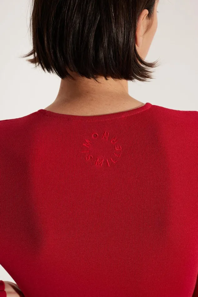 Simon Miller Knitwear Knits By Long Sleeve Junjo Dress In Sangria 8211 Women Simon Miller Knitwear Knits By Long Sleeve Junjo Dress In Sangria 8211 Women