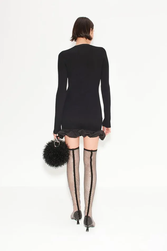 Simon Miller Knitwear Otto Knit Poplin Combo Dress In Black 8211 Women Simon Miller Knitwear Otto Knit Poplin Combo Dress In Black 8211 Women