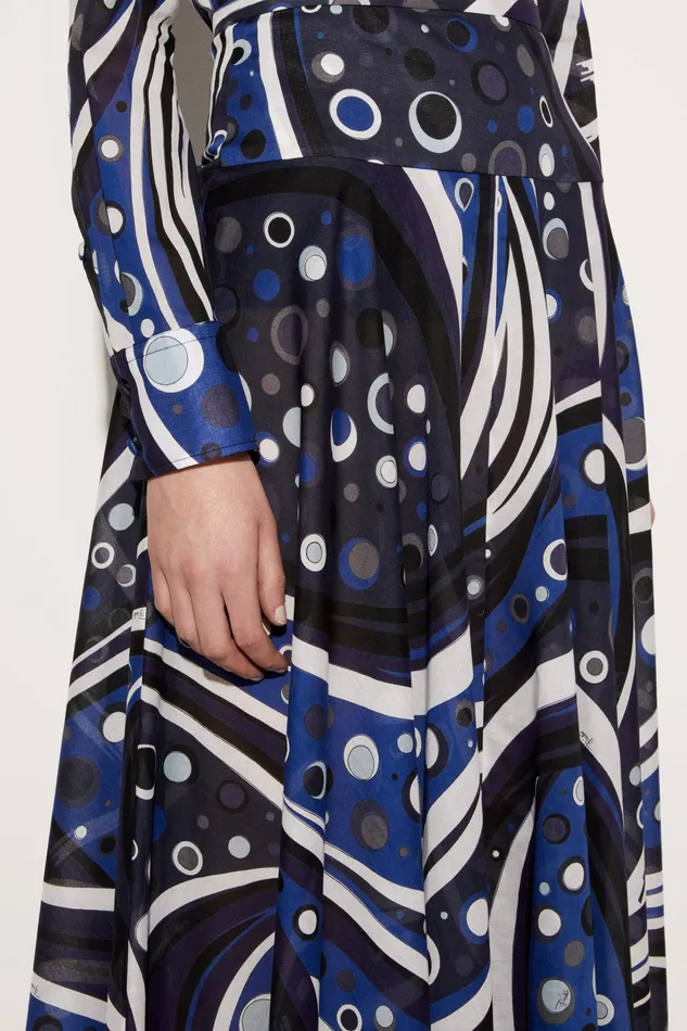 Skirts Women PUCCI FontanePrint Cotton Skirt