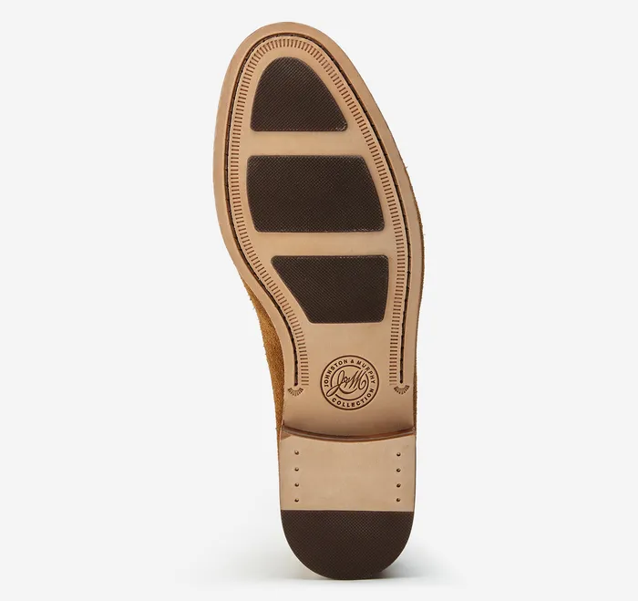 SlipOns and Loafers Men Johnston and Murphy Baldwin Bit Loafer Cognac Sheepskin