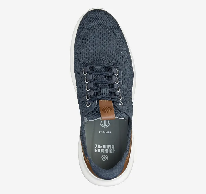 Sneakers Johnston and Murphy Men Amherst 20 Knit Plain Toe Navy Knit