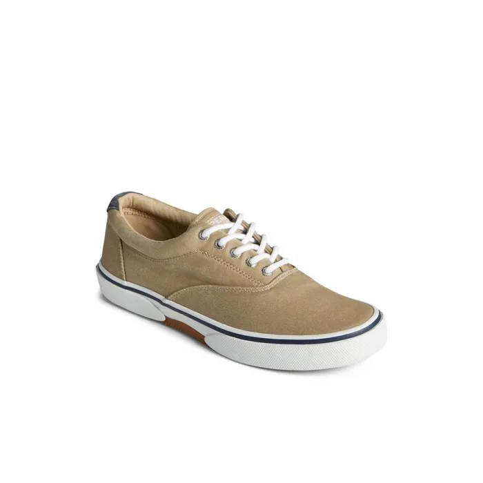 Sneakers Men Sperry Halyard CVO Salt Washed Sneaker Khaki