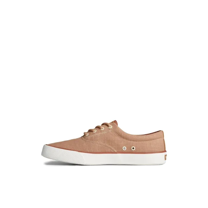 Sneakers Men Sperry Striper II Slub Linen Sneaker Medium Beige
