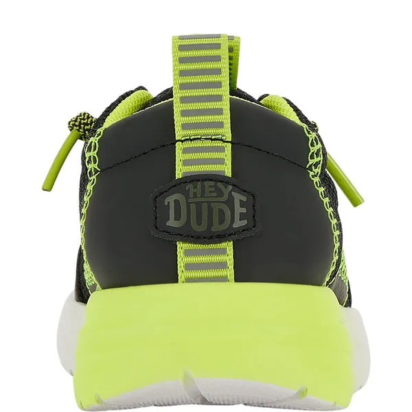 Sneakers Sirocco Play Toddler Sport Block BlackLime Punch 8211 heydude Apparel