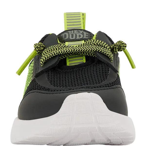 Sneakers Sirocco Play Toddler Sport Block BlackLime Punch 8211 heydude Apparel