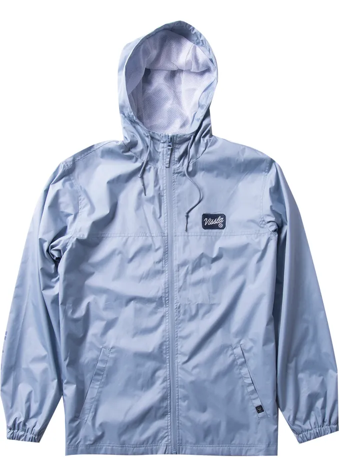 Solid Sets Eco Windbreaker Jacket Faded Denim Jackets Vissla Men