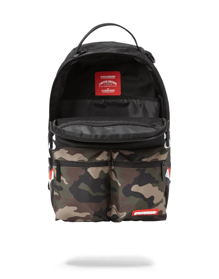 SPRAYGROUND Backpacks CAMO SIDE SHARK DOUBLE CARGO 8211 Universal SPRAYGROUND Backpacks CAMO SIDE SHARK DOUBLE CARGO 8211 Universal