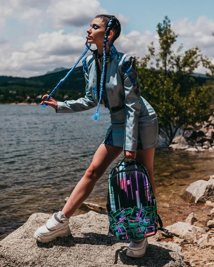 SPRAYGROUND Backpacks CRYPTO STACKS BACKPACK 8211 Universal SPRAYGROUND Backpacks CRYPTO STACKS BACKPACK 8211 Universal
