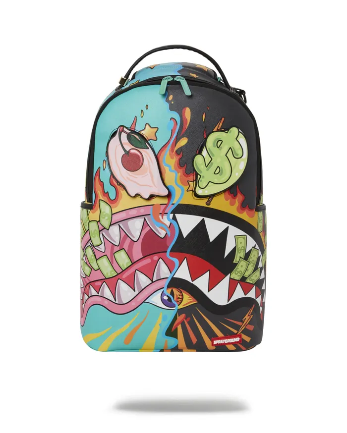 SPRAYGROUND Backpacks DAZED and SHARK DOUBLE LIFE WITH REMOVABLE EYE PATCHES 8211 Universal