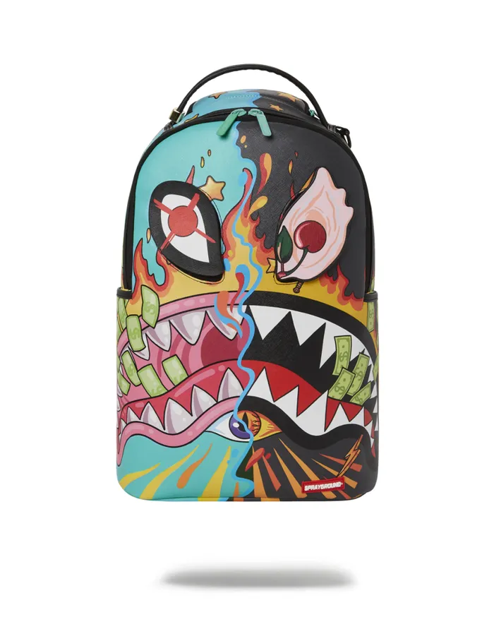 SPRAYGROUND Backpacks DAZED and SHARK DOUBLE LIFE WITH REMOVABLE EYE PATCHES 8211 Universal