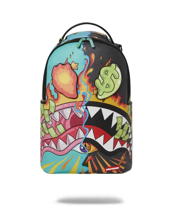 SPRAYGROUND Backpacks DAZED and SHARK DOUBLE LIFE WITH REMOVABLE EYE PATCHES 8211 Universal