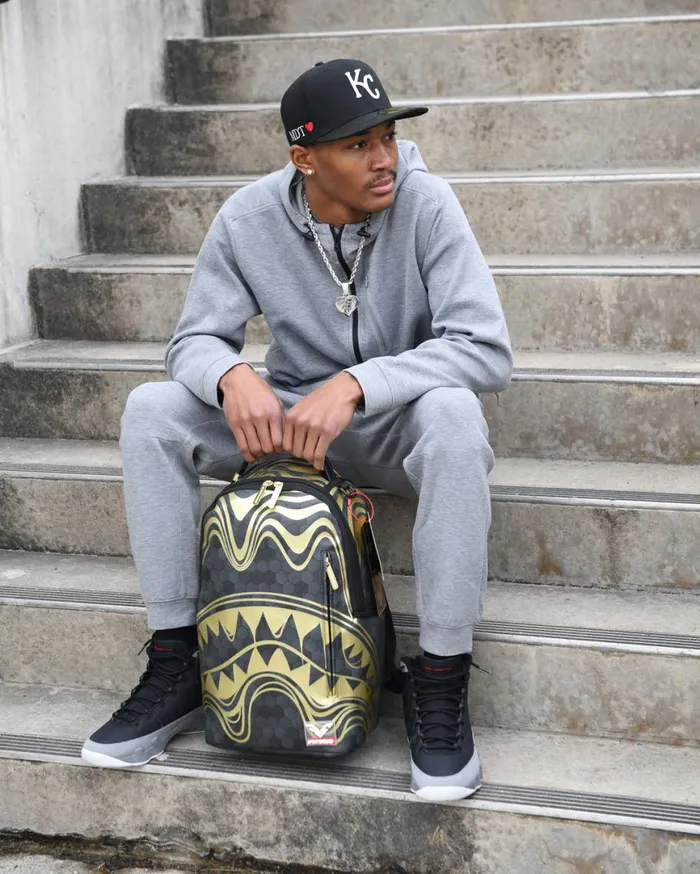 SPRAYGROUND Backpacks HONEYCOMB DEVONTA SMITH COLLAB BACKPACK 8211 Universal SPRAYGROUND Backpacks HONEYCOMB DEVONTA SMITH COLLAB BACKPACK 8211 Universal