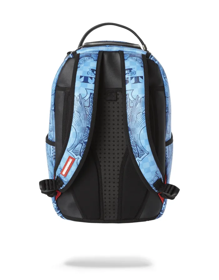 SPRAYGROUND Backpacks IN GOD WE TRUST BLUE BACKPACK ONE OF ONE 8211 Universal SPRAYGROUND Backpacks IN GOD WE TRUST BLUE BACKPACK ONE OF ONE 8211 Universal