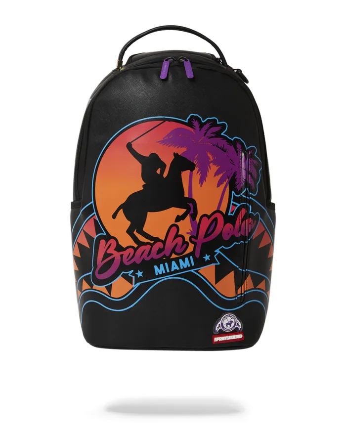 SPRAYGROUND Backpacks MIAMI BEACH POLO COLLAB BACKPACK DLXVBLACK 8211 Universal