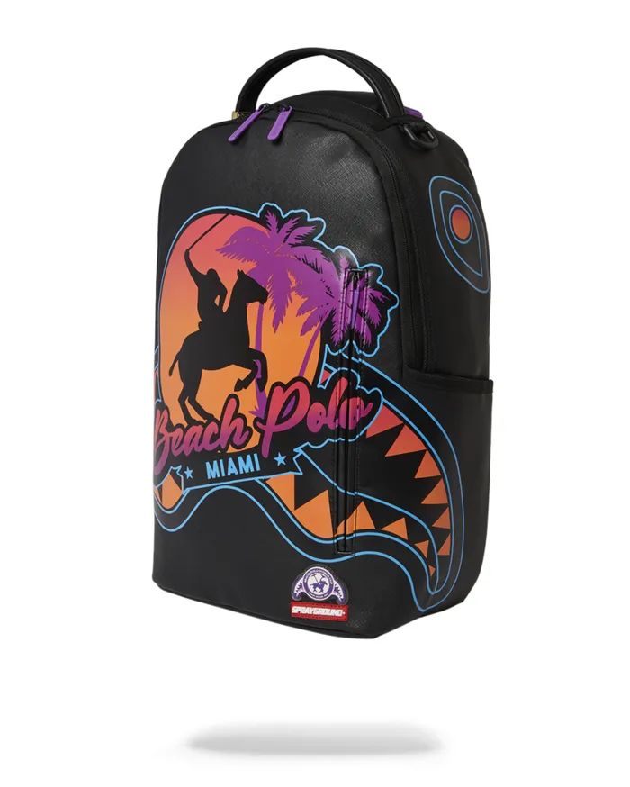 SPRAYGROUND Backpacks MIAMI BEACH POLO COLLAB BACKPACK DLXVBLACK 8211 Universal