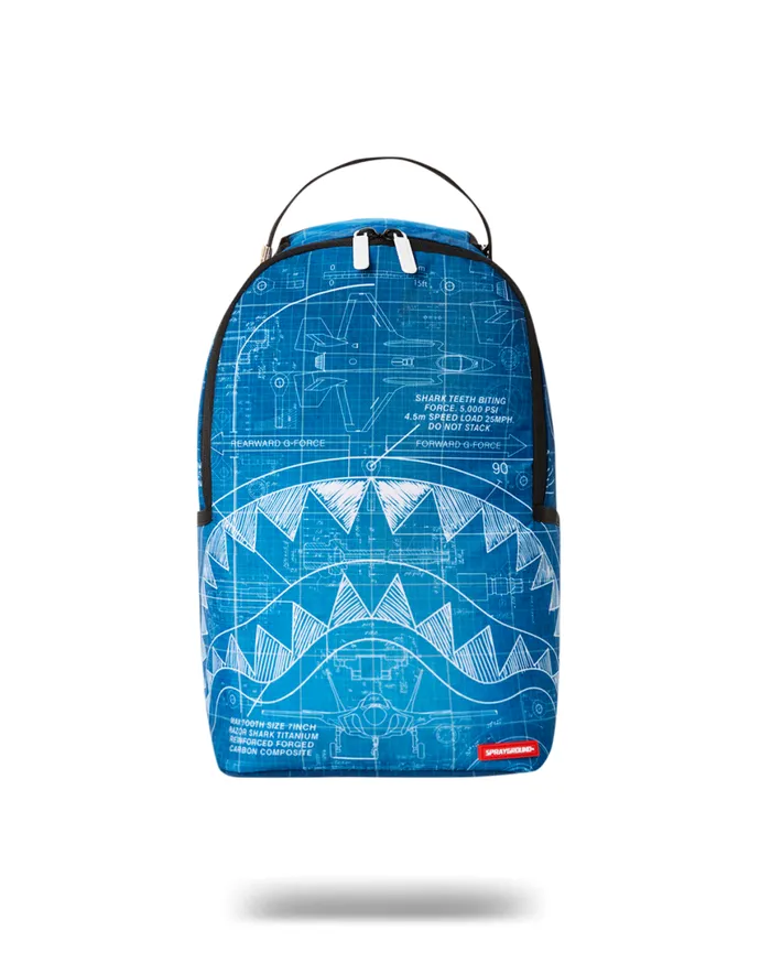 SPRAYGROUND Backpacks MINI SCHEMATICS SHARK BACKPACK 8211 Universal