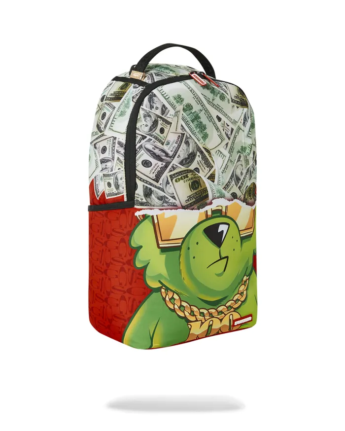 SPRAYGROUND Backpacks MONEY BEAR STEADY TRIPPIN BACKPACK 8211 Universal