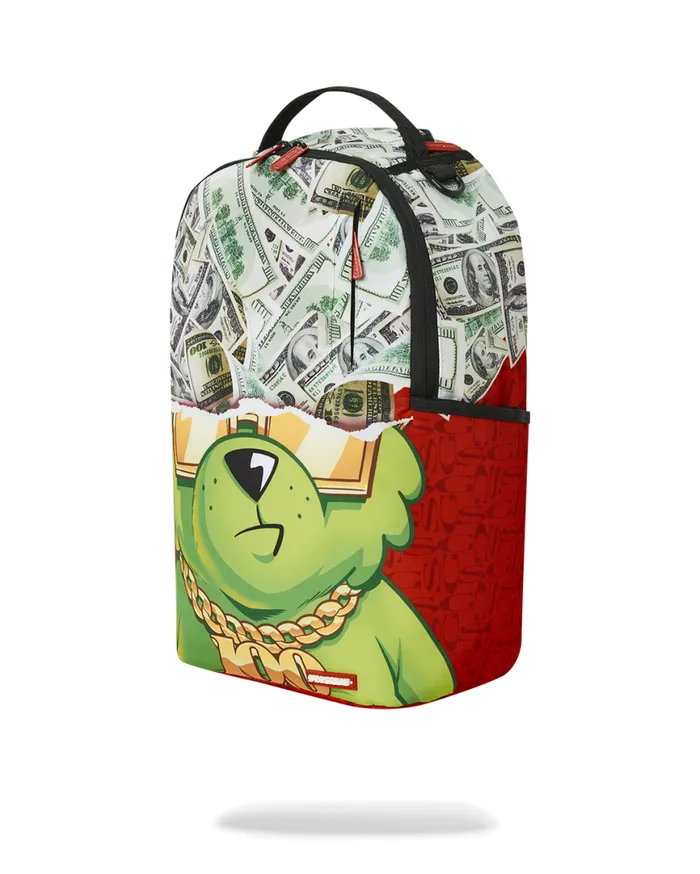 SPRAYGROUND Backpacks MONEY BEAR STEADY TRIPPIN BACKPACK 8211 Universal